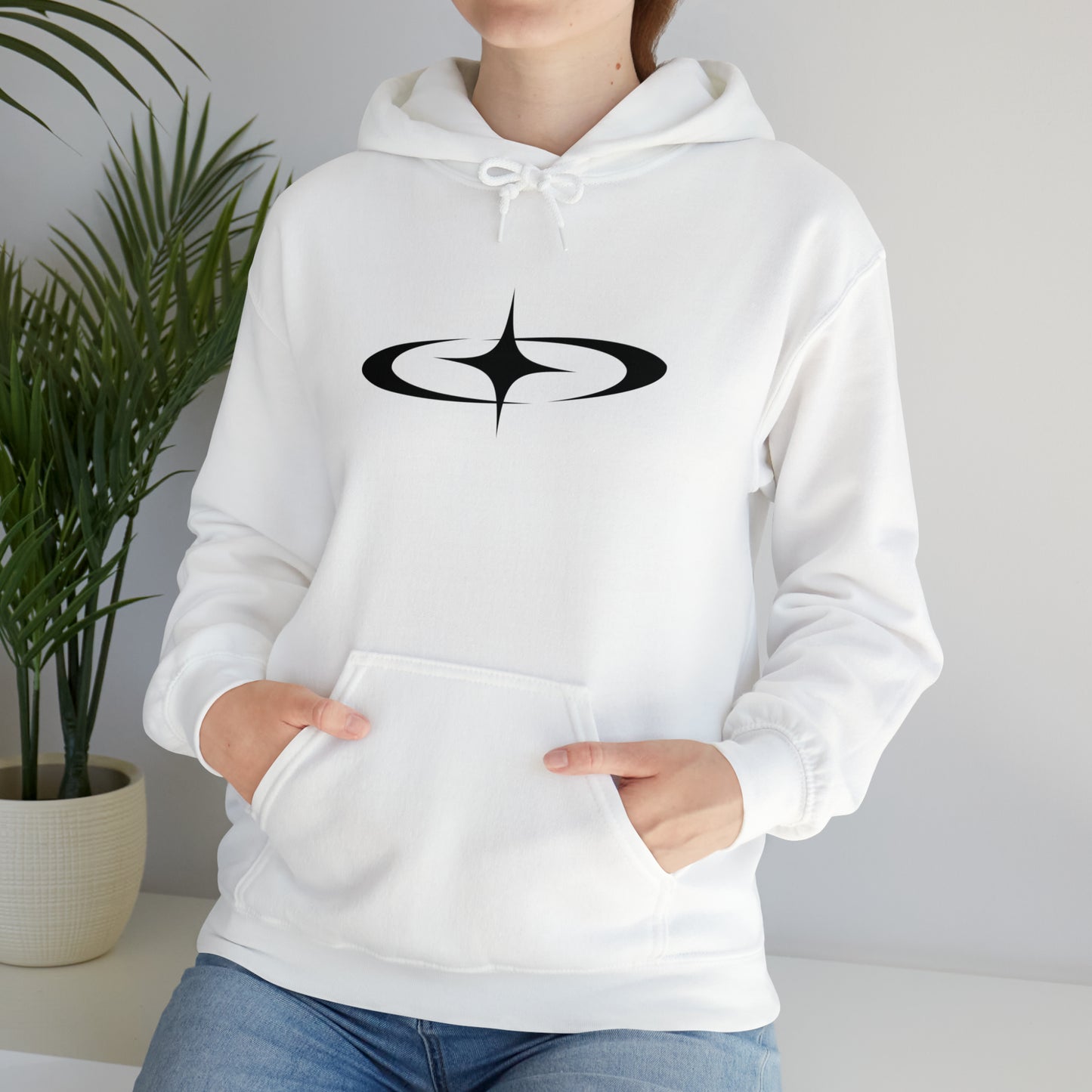 Punk Shooting Star Hoodie White