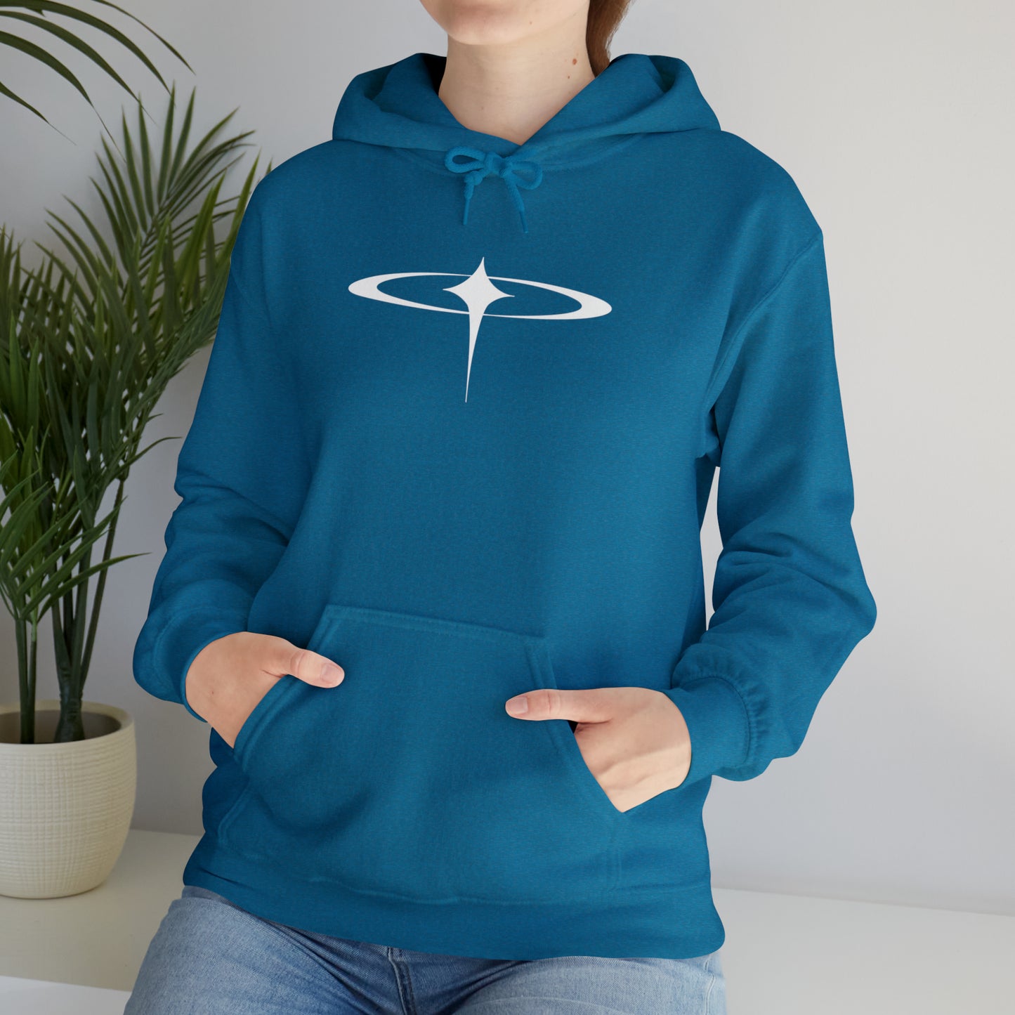 Punk Falling Star Hoodie Sapphire