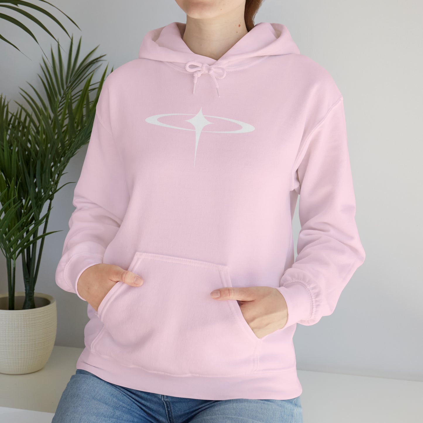 Punk Falling Star Hoodie Pink