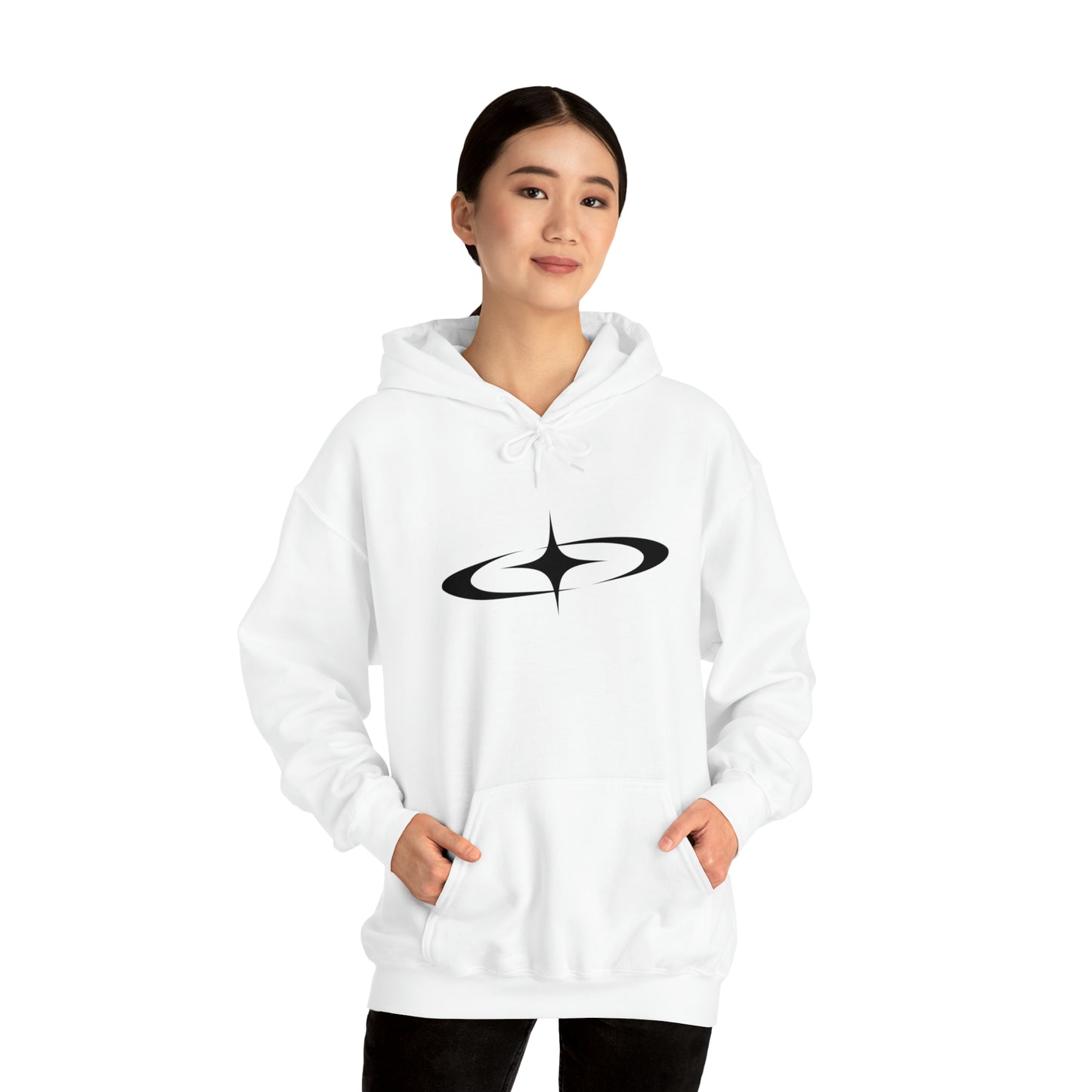 Punk Shooting Star Hoodie White