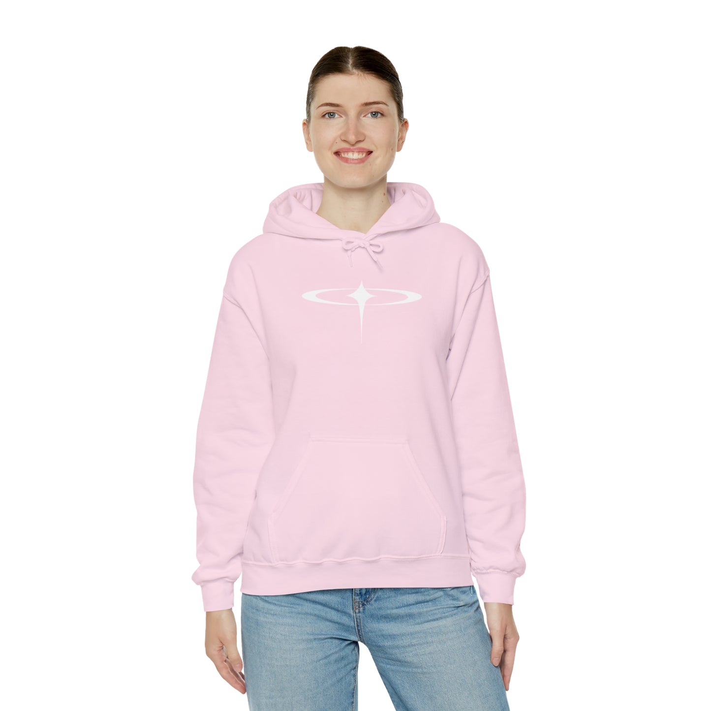 Punk Falling Star Hoodie Pink