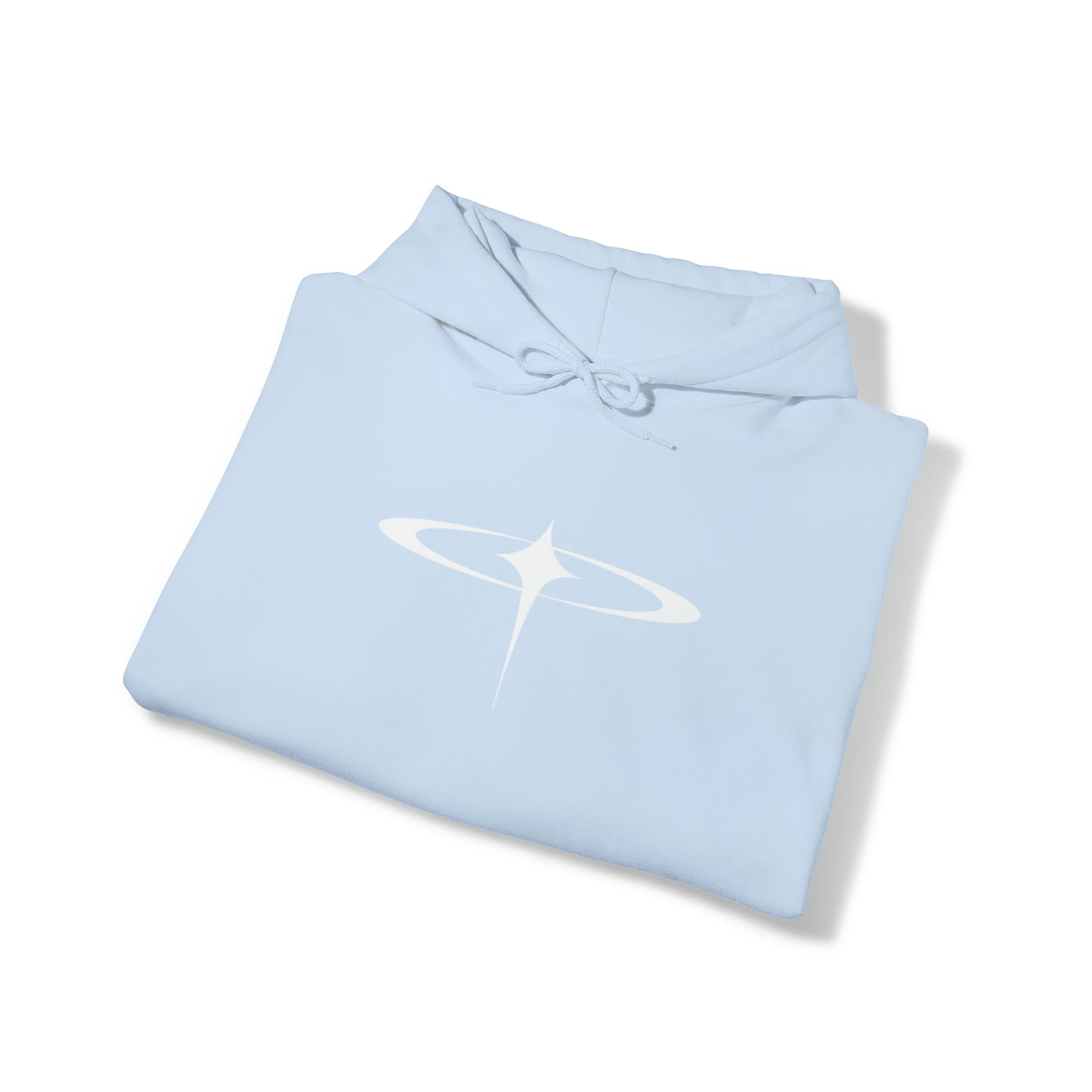 Punk Falling Star Hoodie Light Blue