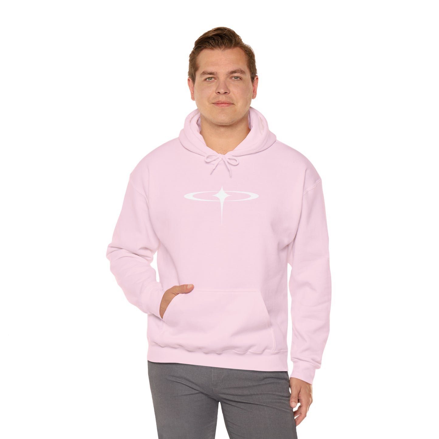 Punk Falling Star Hoodie Pink