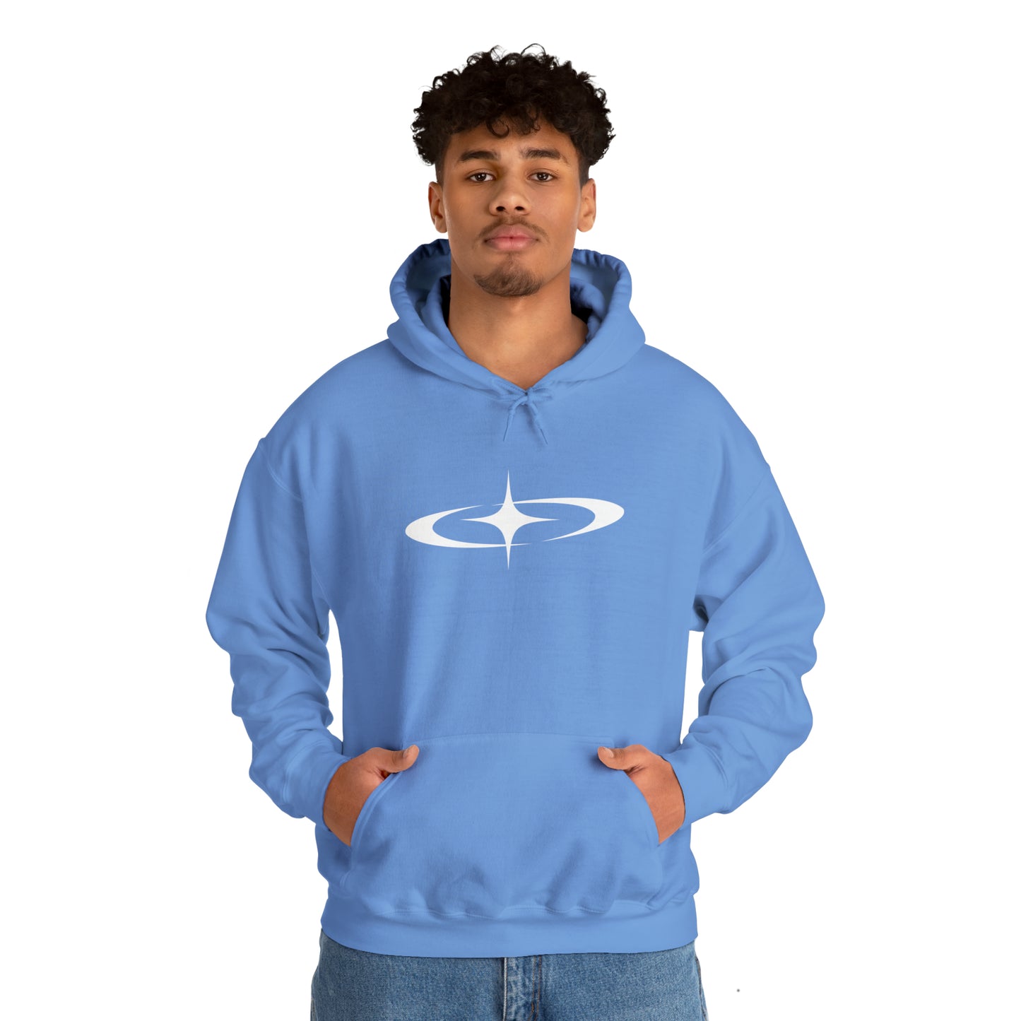Punk Shooting Star Hoodie Blue