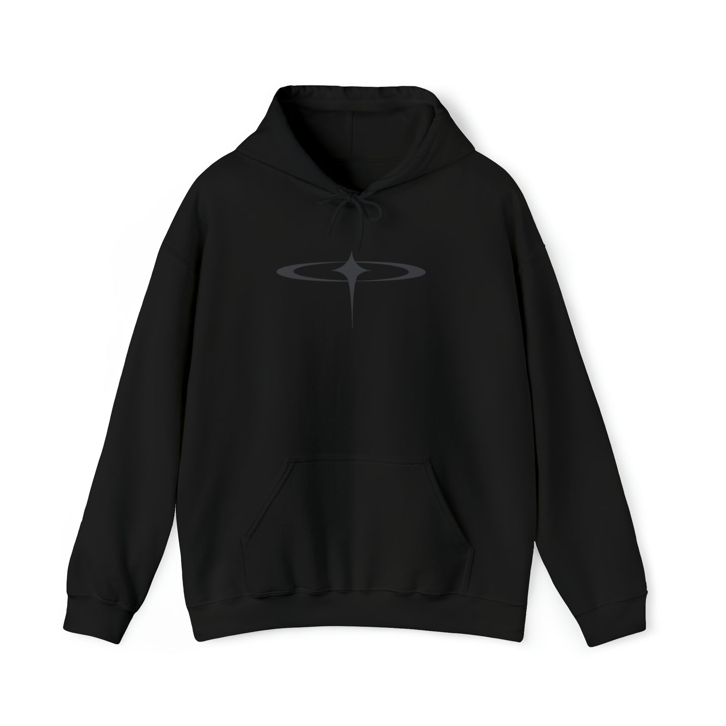 Punk Falling Star Hoodie Luxury Black