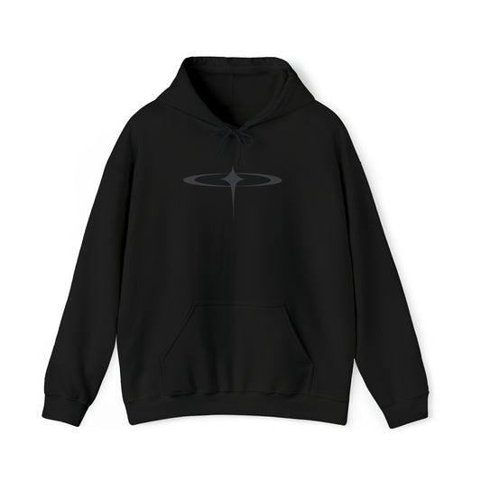 Punk Falling Star Hoodie Luxury Black