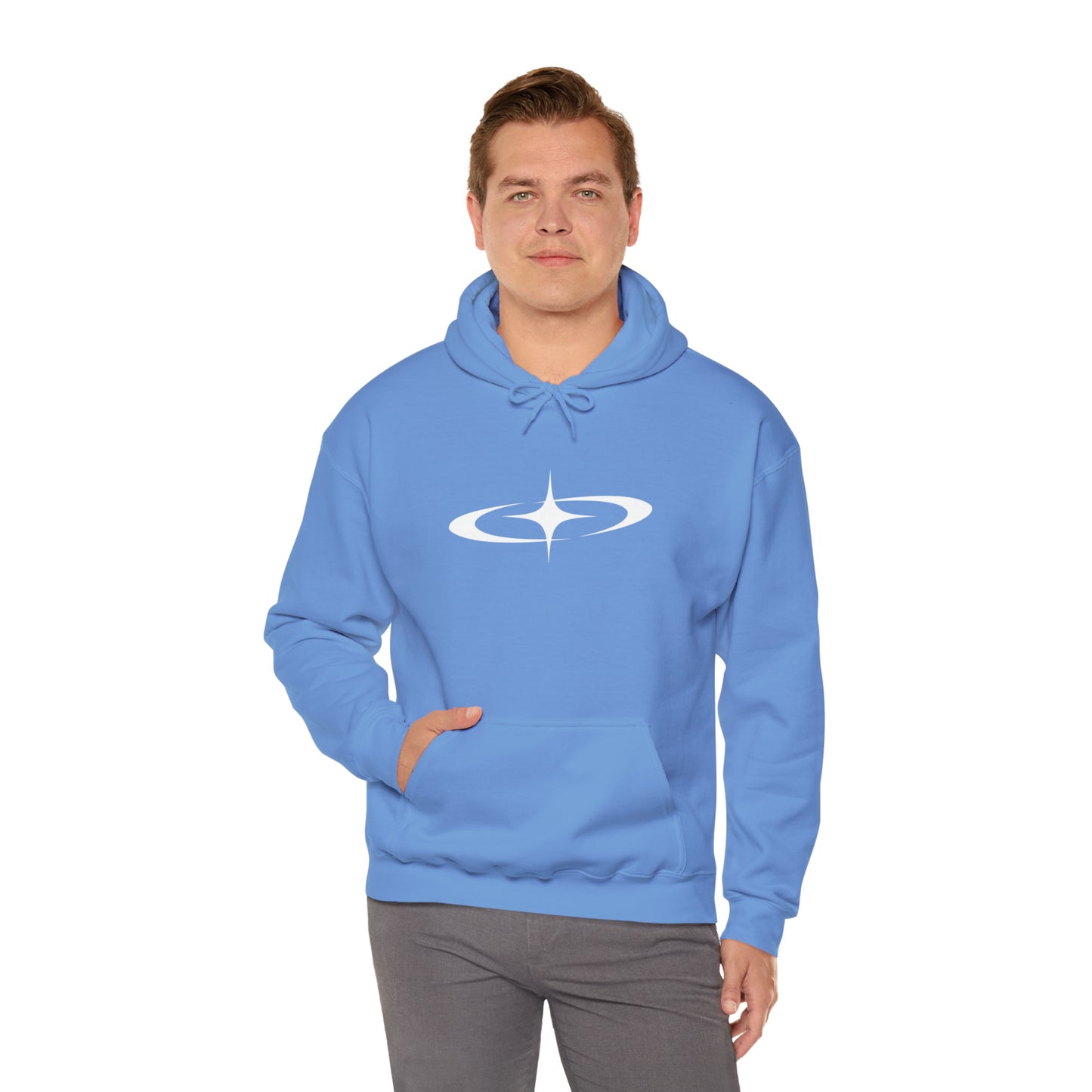 Punk Shooting Star Hoodie Blue