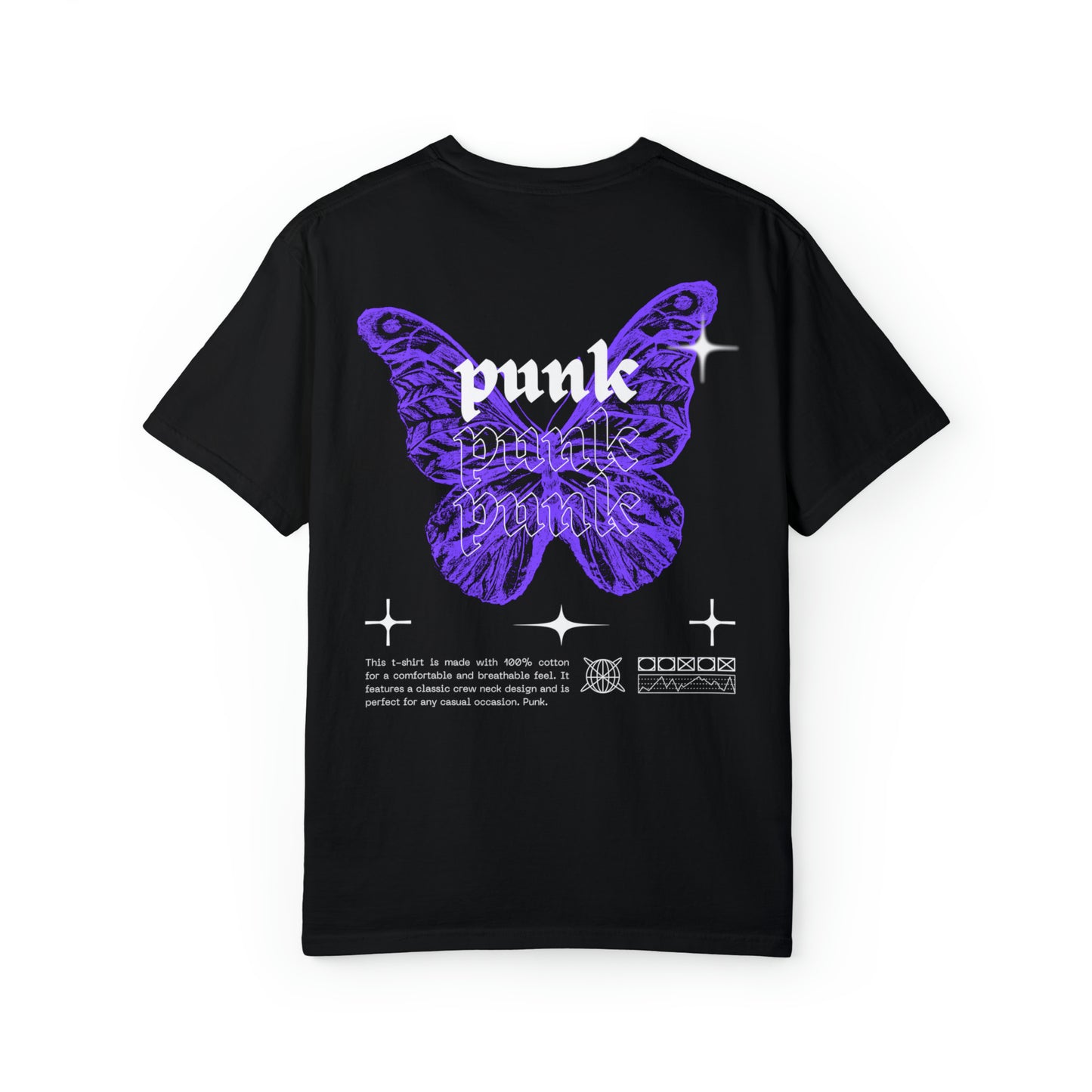 Punk Purple Butterfly