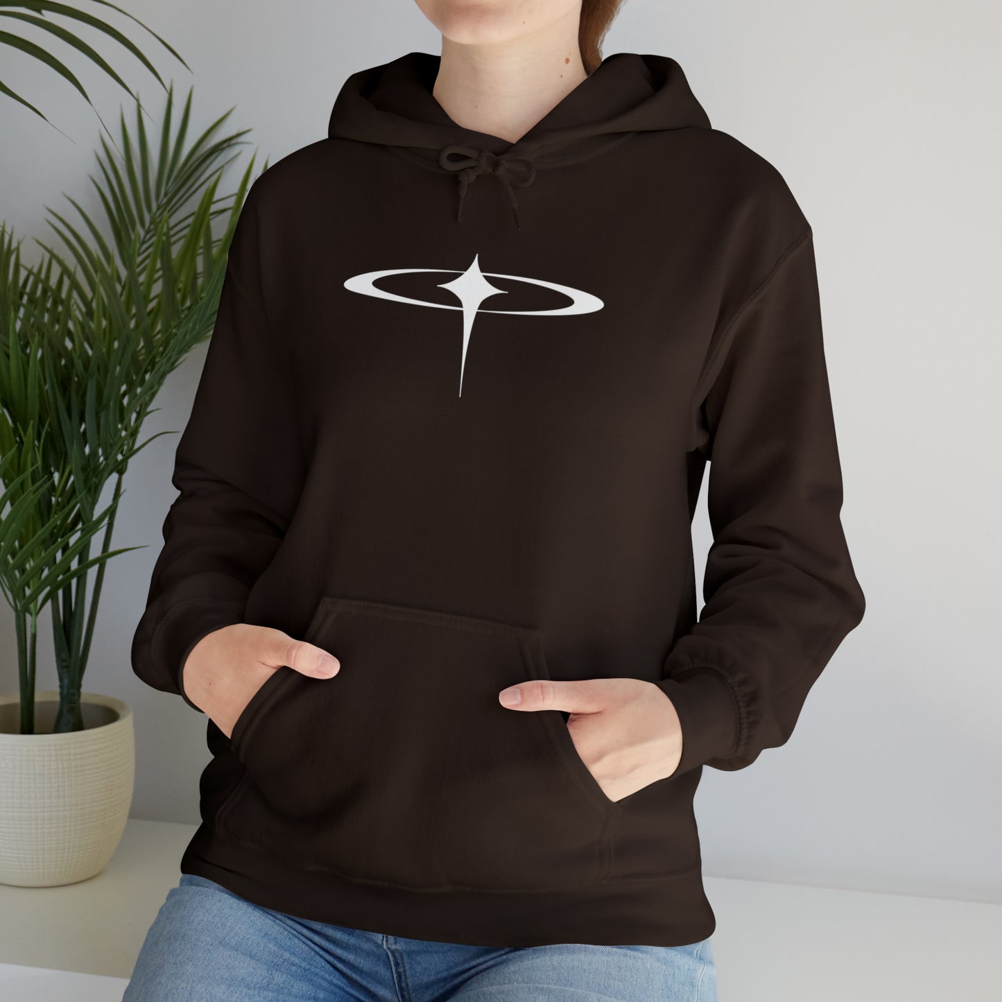 Punk Falling Star Hoodie Brown