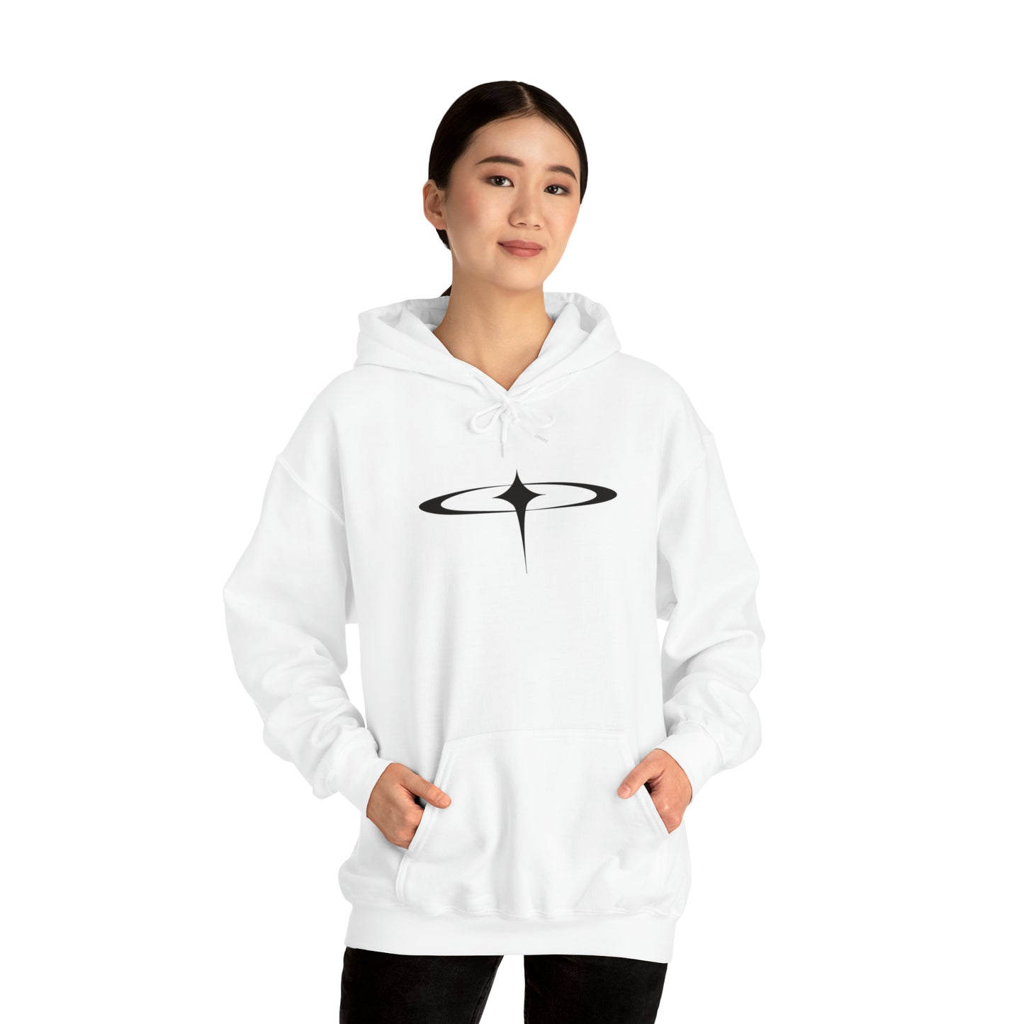 Punk Falling Star Hoodie White