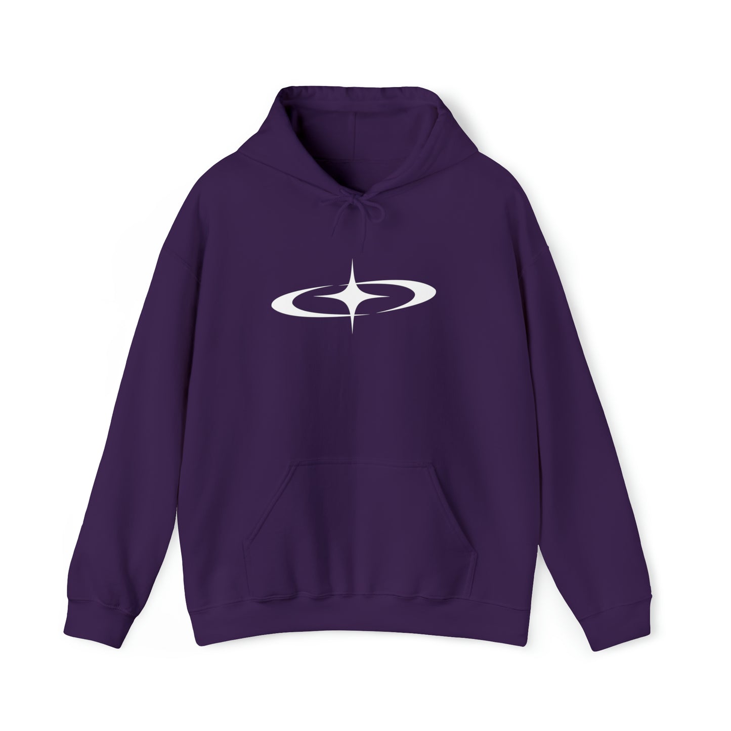 Punk Shooting Star Hoodie Purple