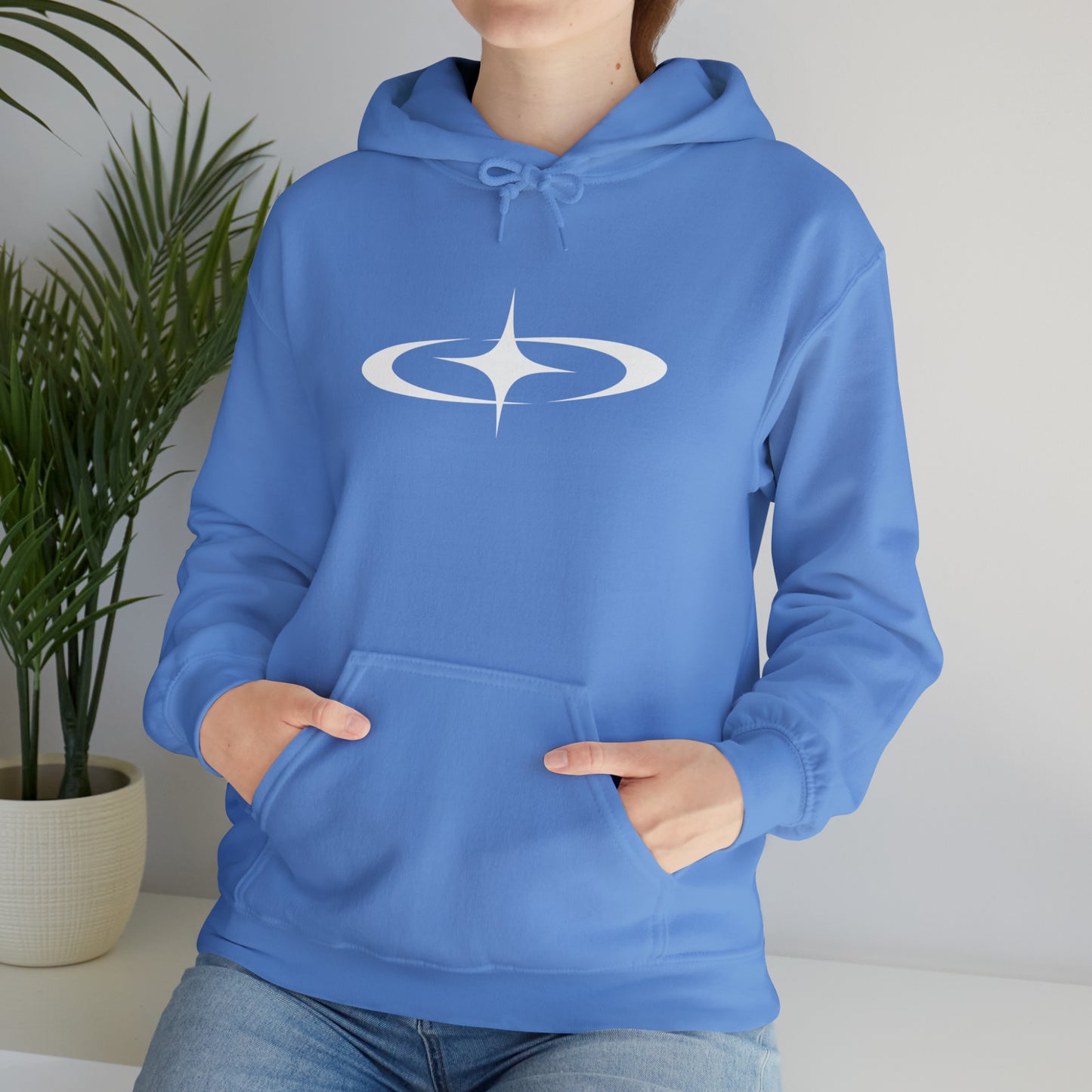 Punk Shooting Star Hoodie Blue