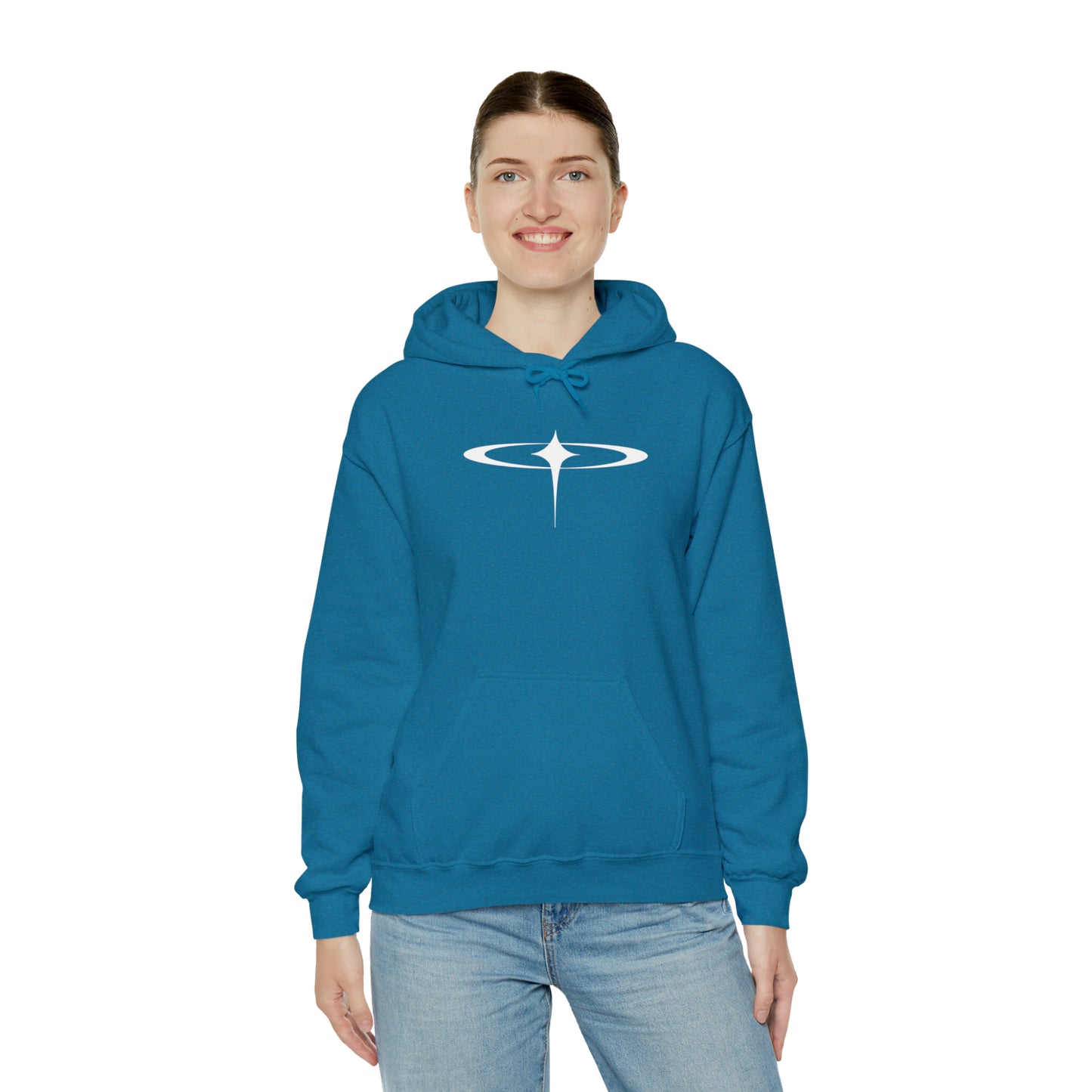 Punk Falling Star Hoodie Sapphire