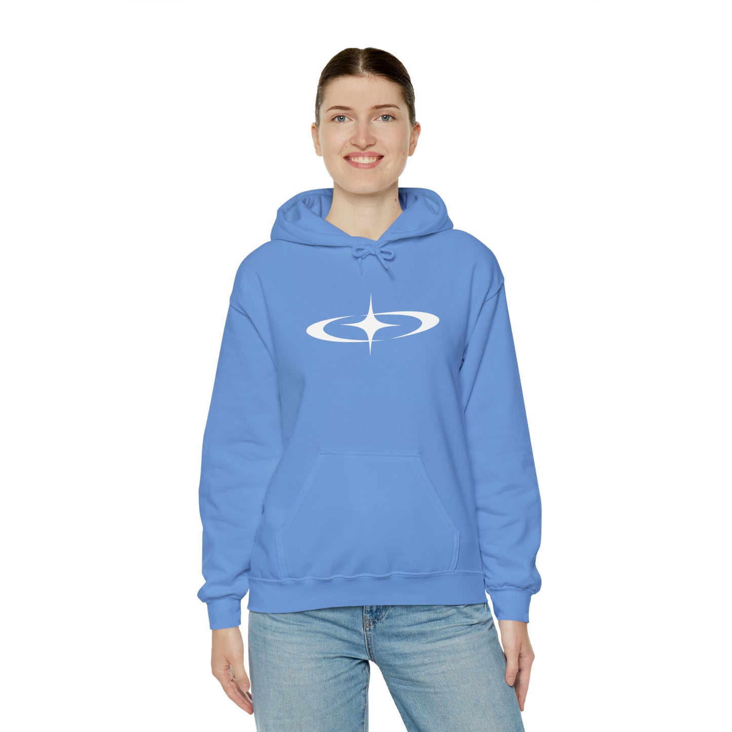 Punk Shooting Star Hoodie Blue