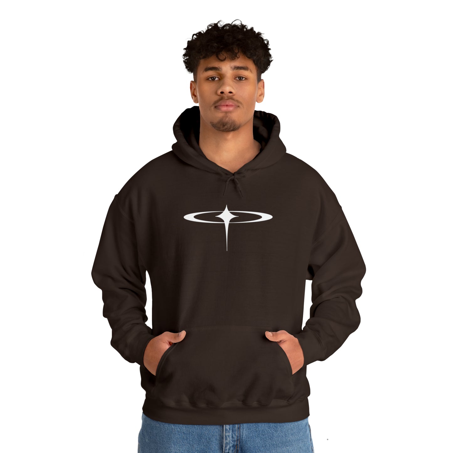 Punk Falling Star Hoodie Brown