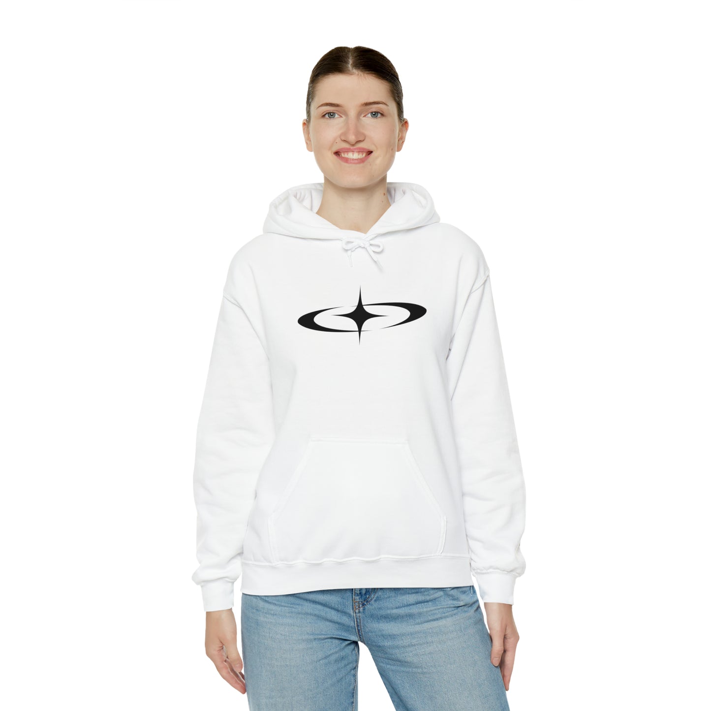 Punk Shooting Star Hoodie White