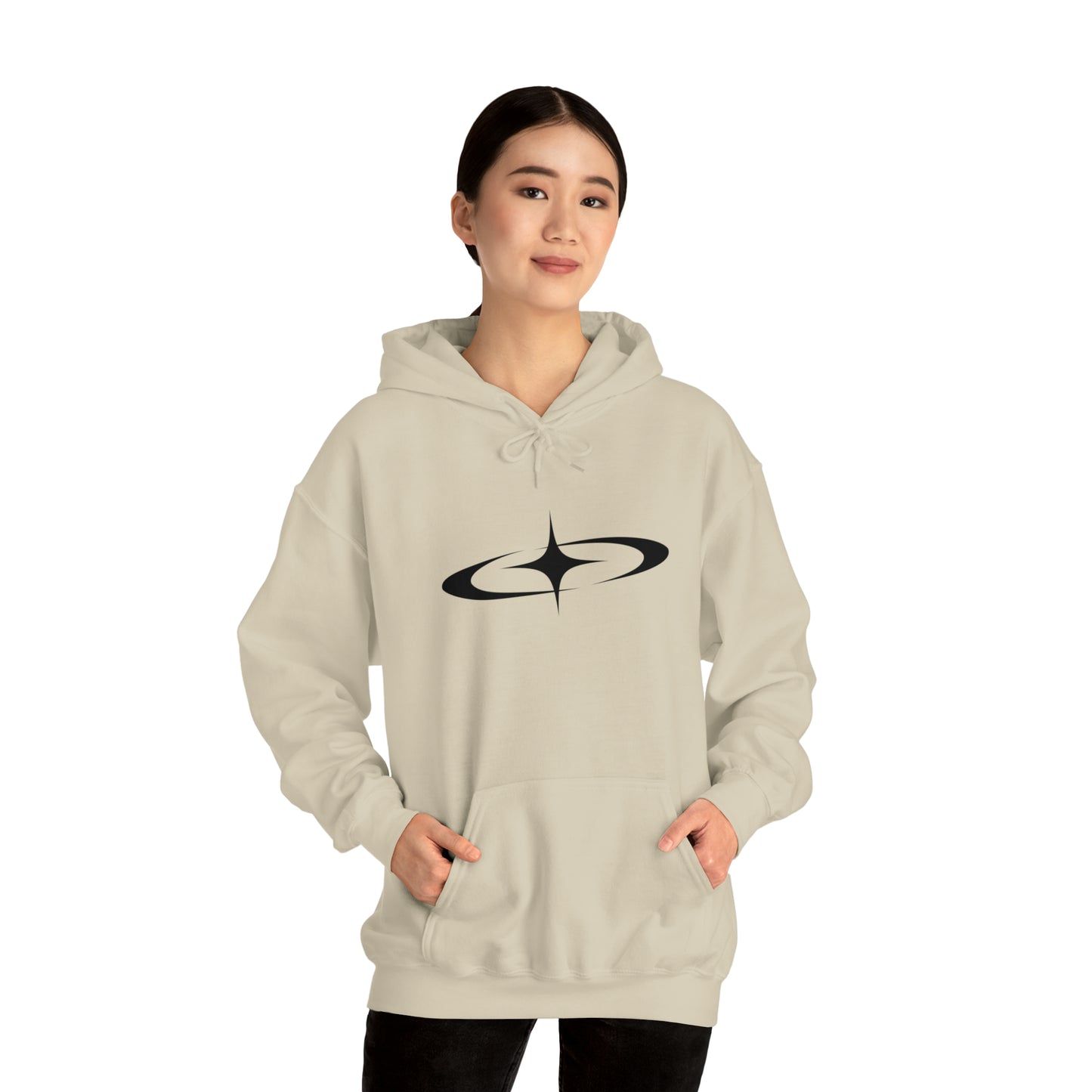 Punk Shooting Star Hoodie Ivory