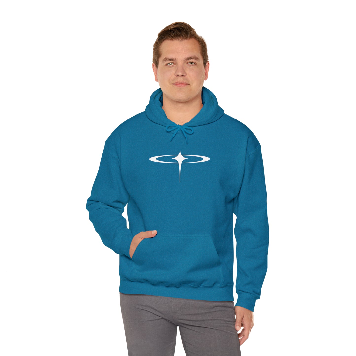Punk Falling Star Hoodie Sapphire