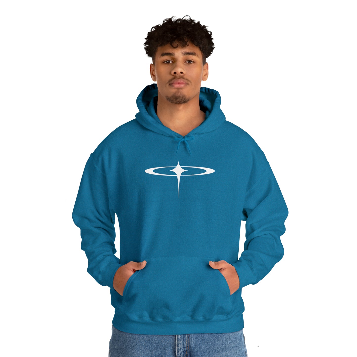 Punk Falling Star Hoodie Sapphire