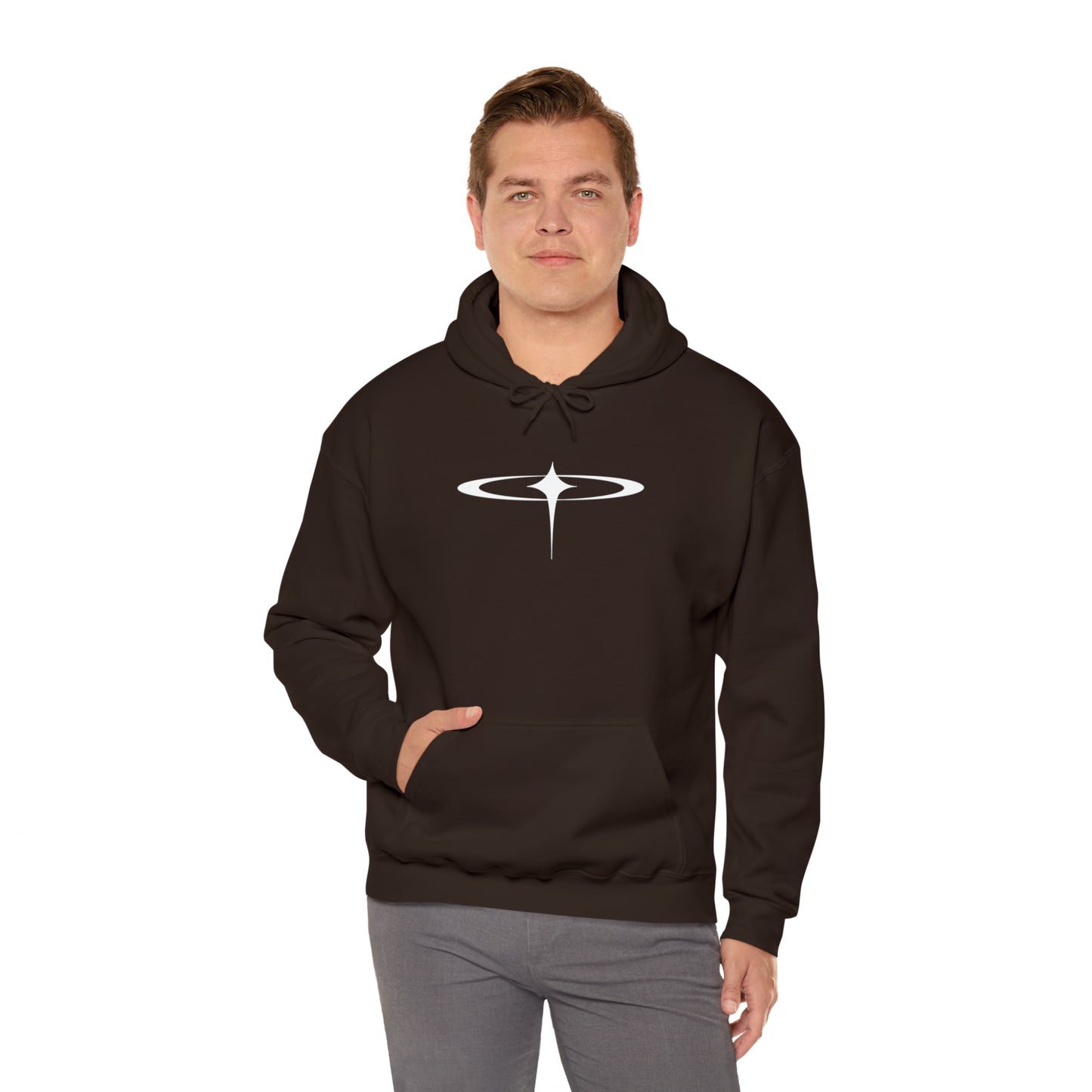 Punk Falling Star Hoodie Brown
