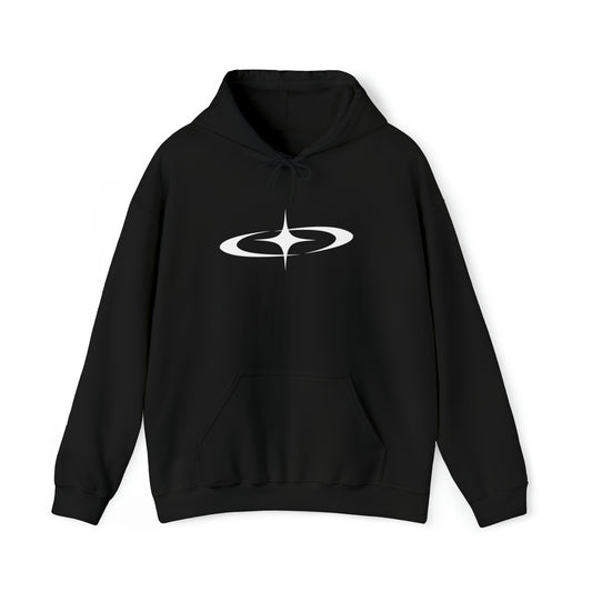 Punk Shooting Star Hoodie Black