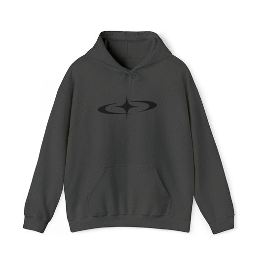 Punk Shooting Star Hoodie Dark Grey