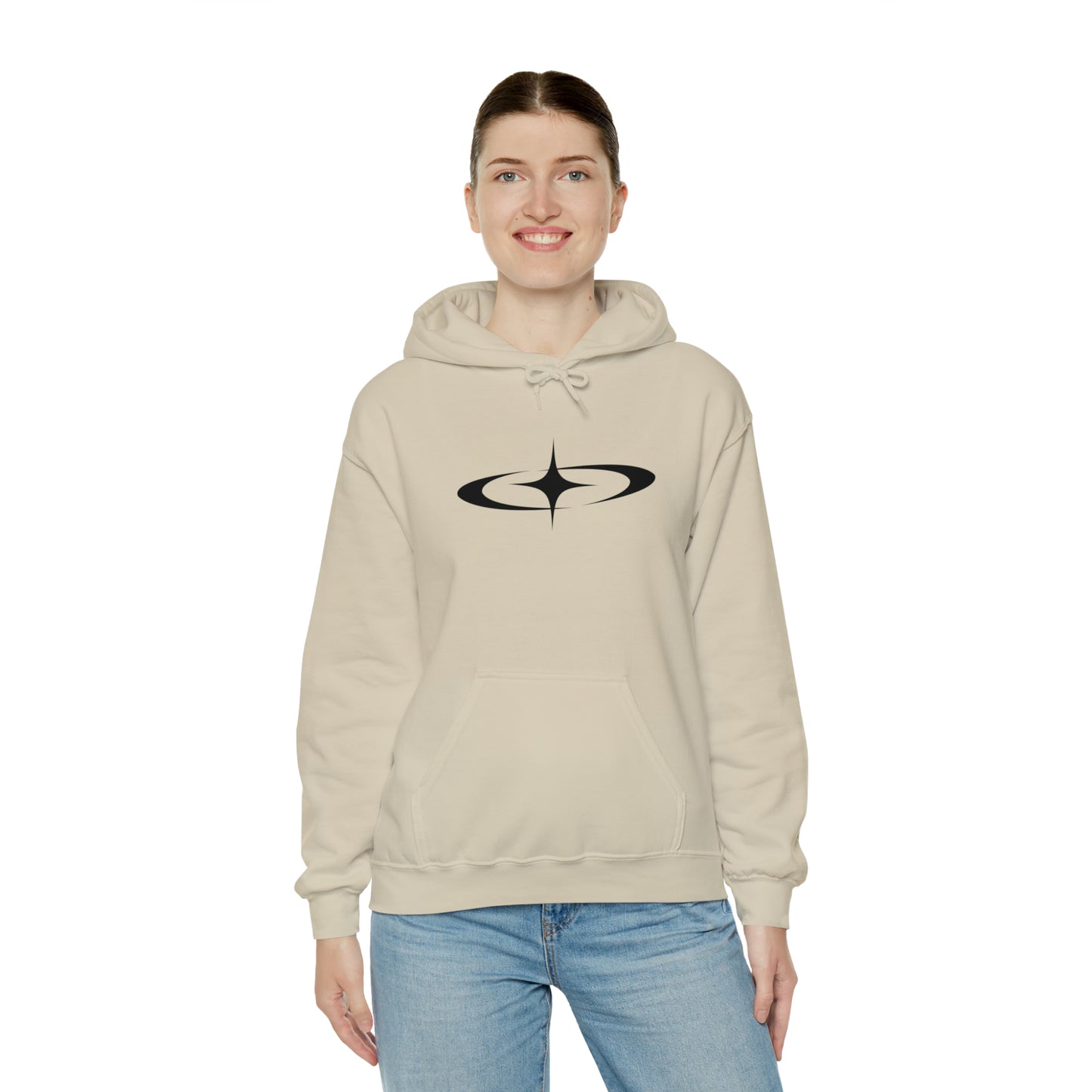Punk Shooting Star Hoodie Ivory