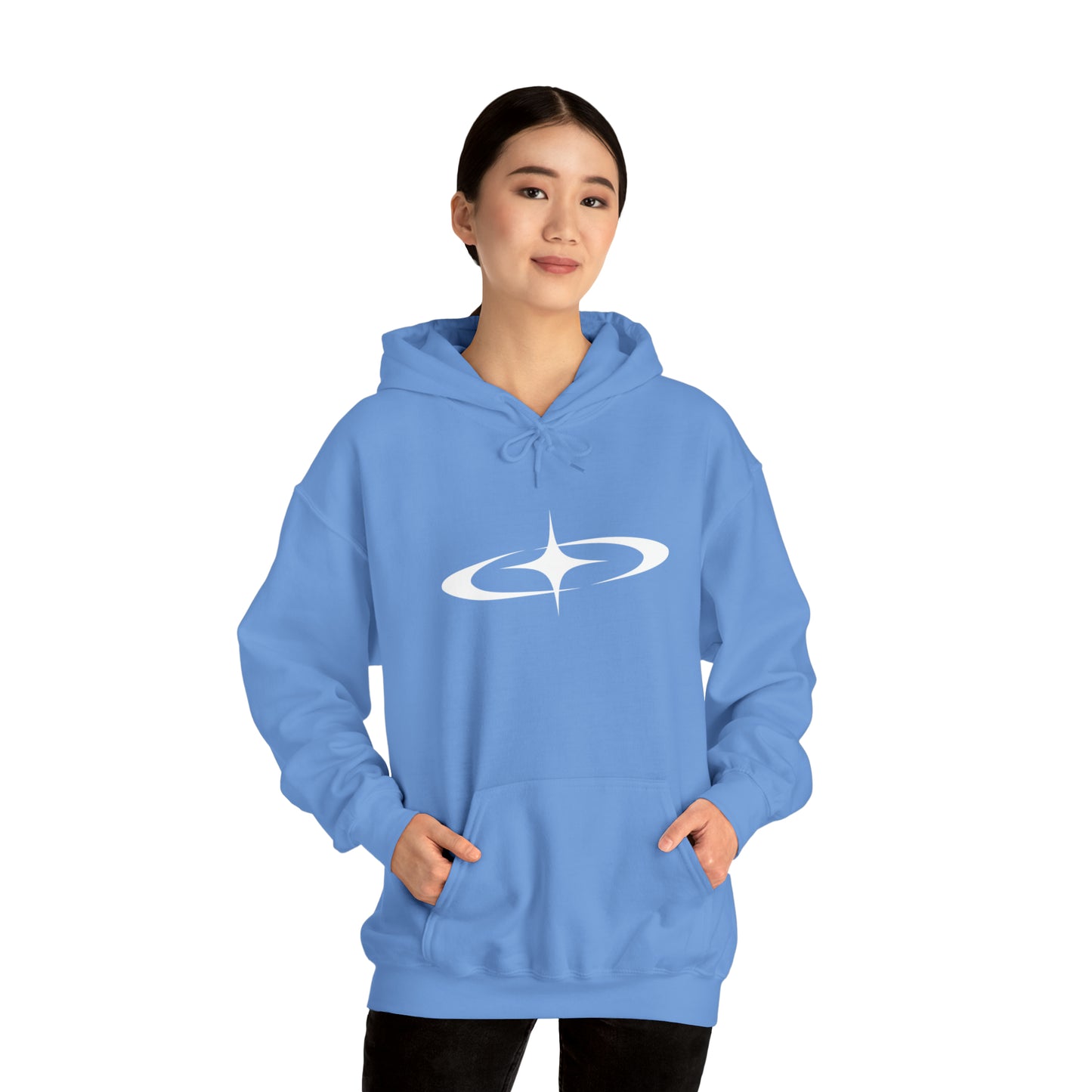 Punk Shooting Star Hoodie Blue