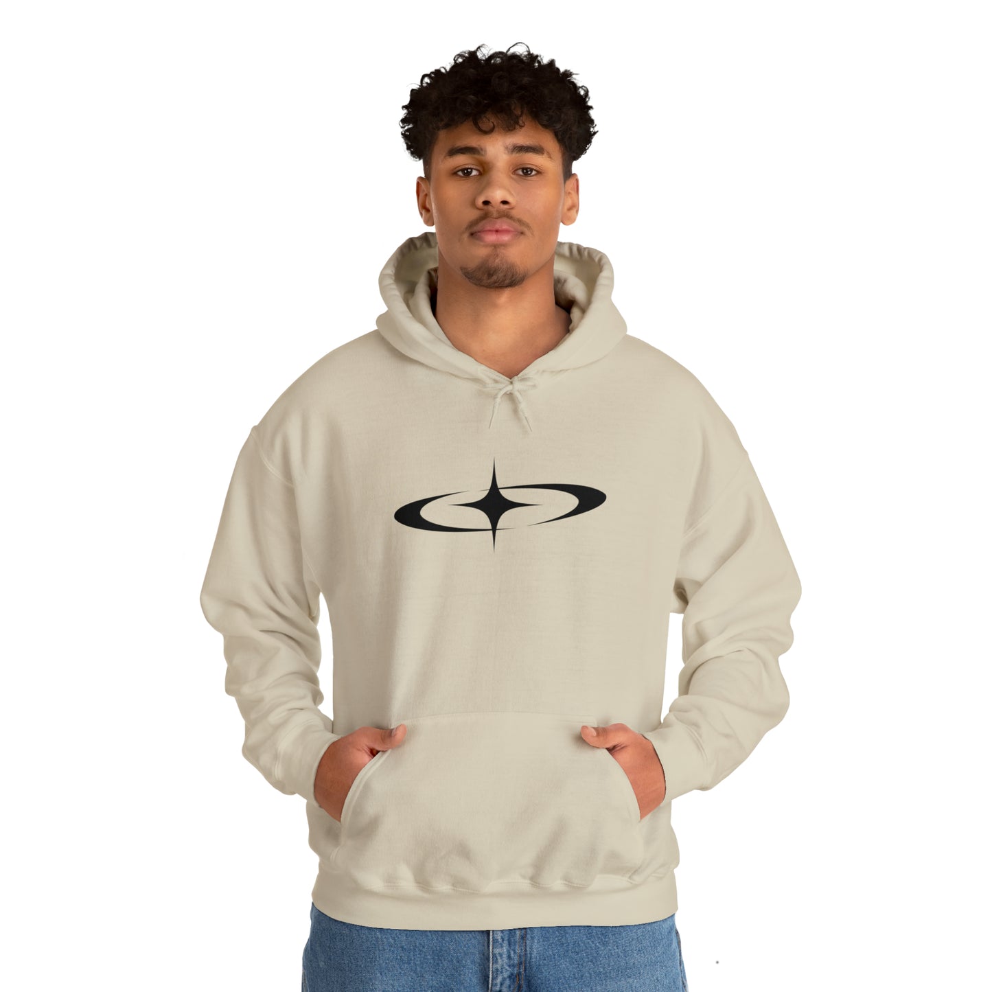 Punk Shooting Star Hoodie Ivory