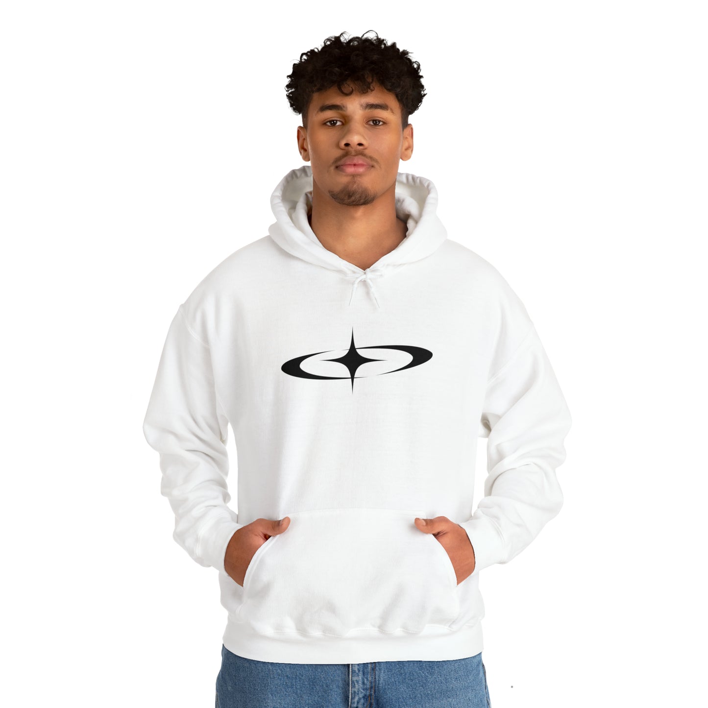 Punk Shooting Star Hoodie White