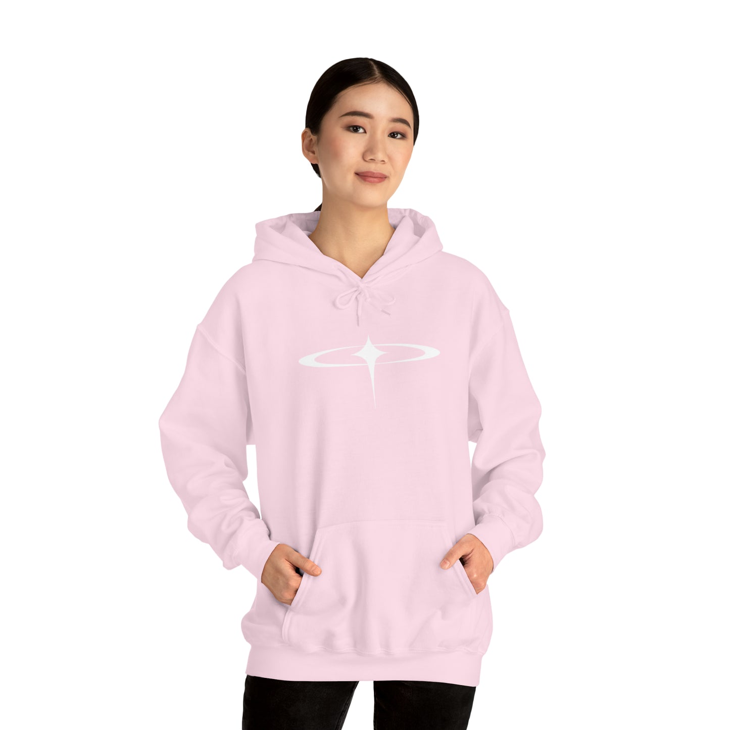 Punk Falling Star Hoodie Pink