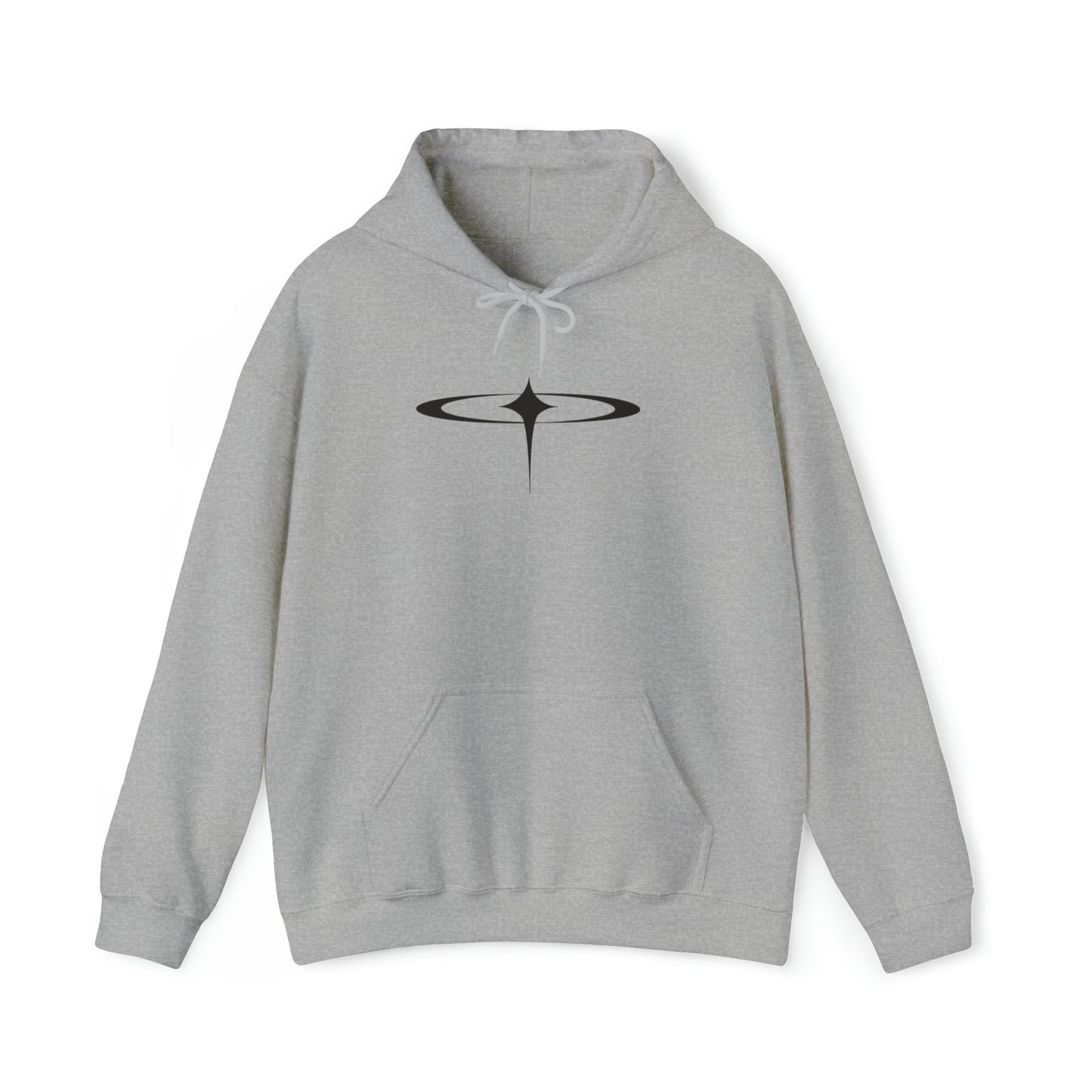 Punk Falling Star Hoodie Grey