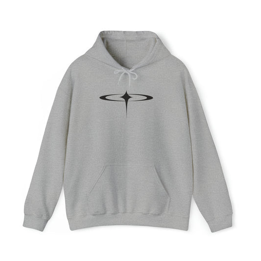 Punk Falling Star Hoodie Grey