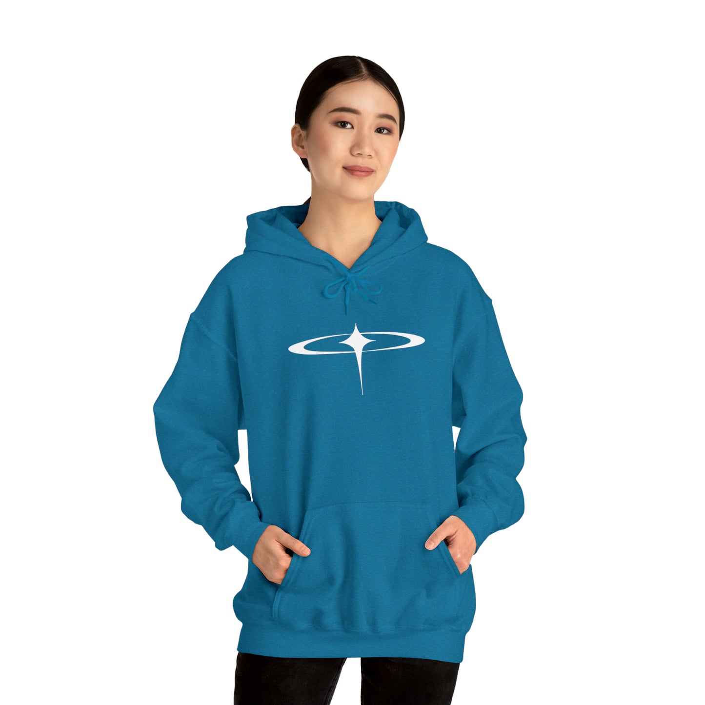 Punk Falling Star Hoodie Sapphire