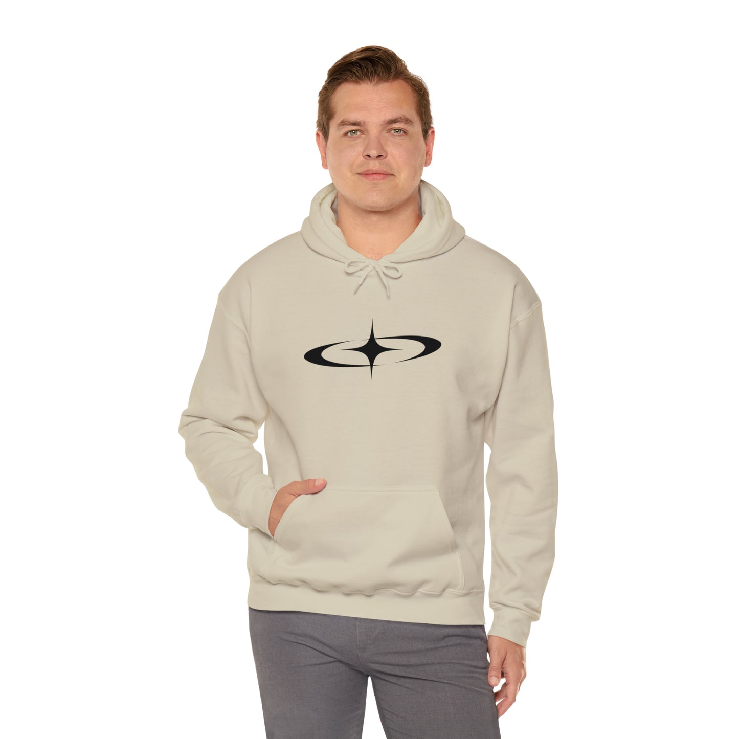 Punk Shooting Star Hoodie Ivory