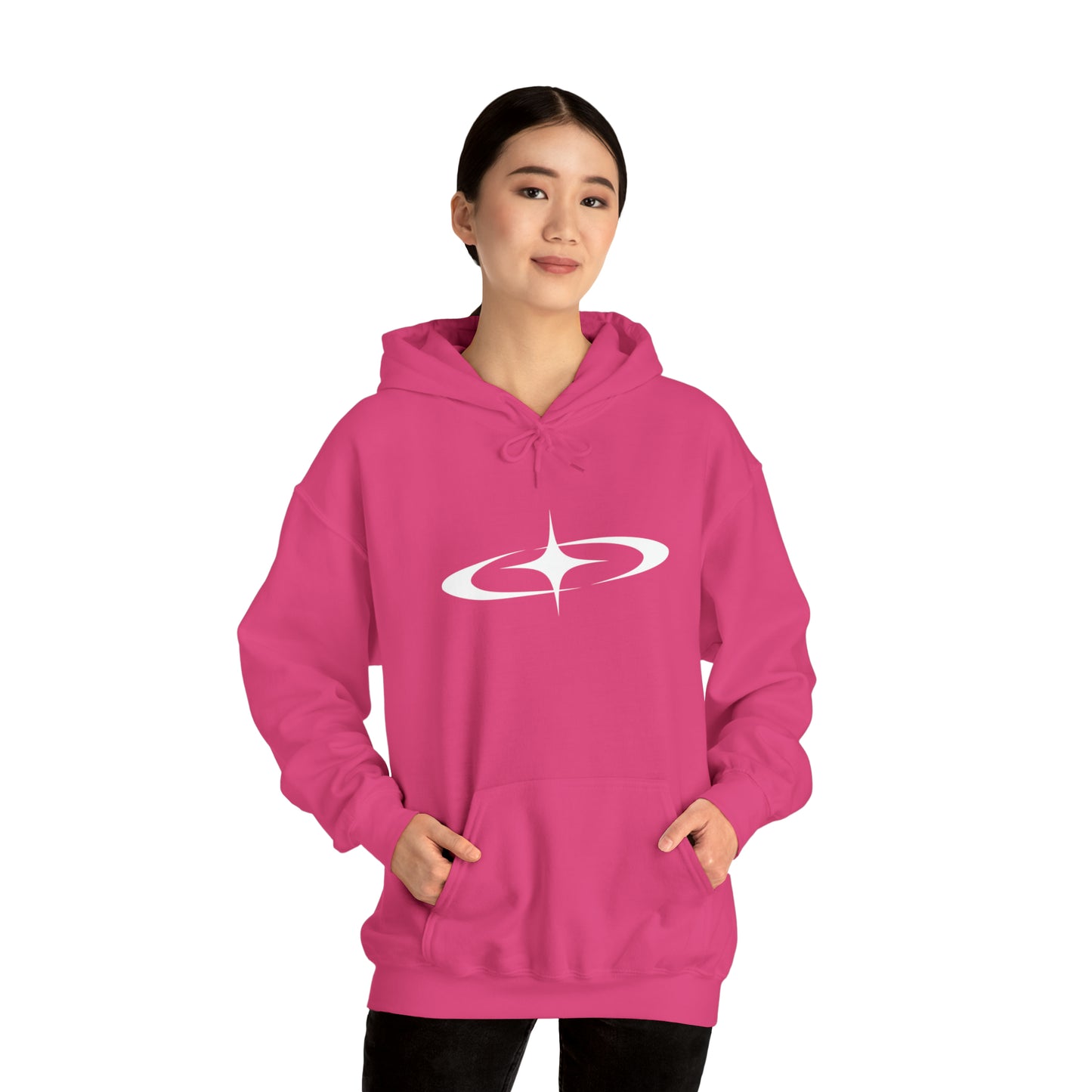 Punk Shooting Star Hoodie Pink